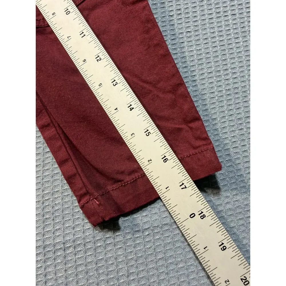 The Children's Place Stretch Fabric Pants Boys Sz 4 Red‎ Brand New